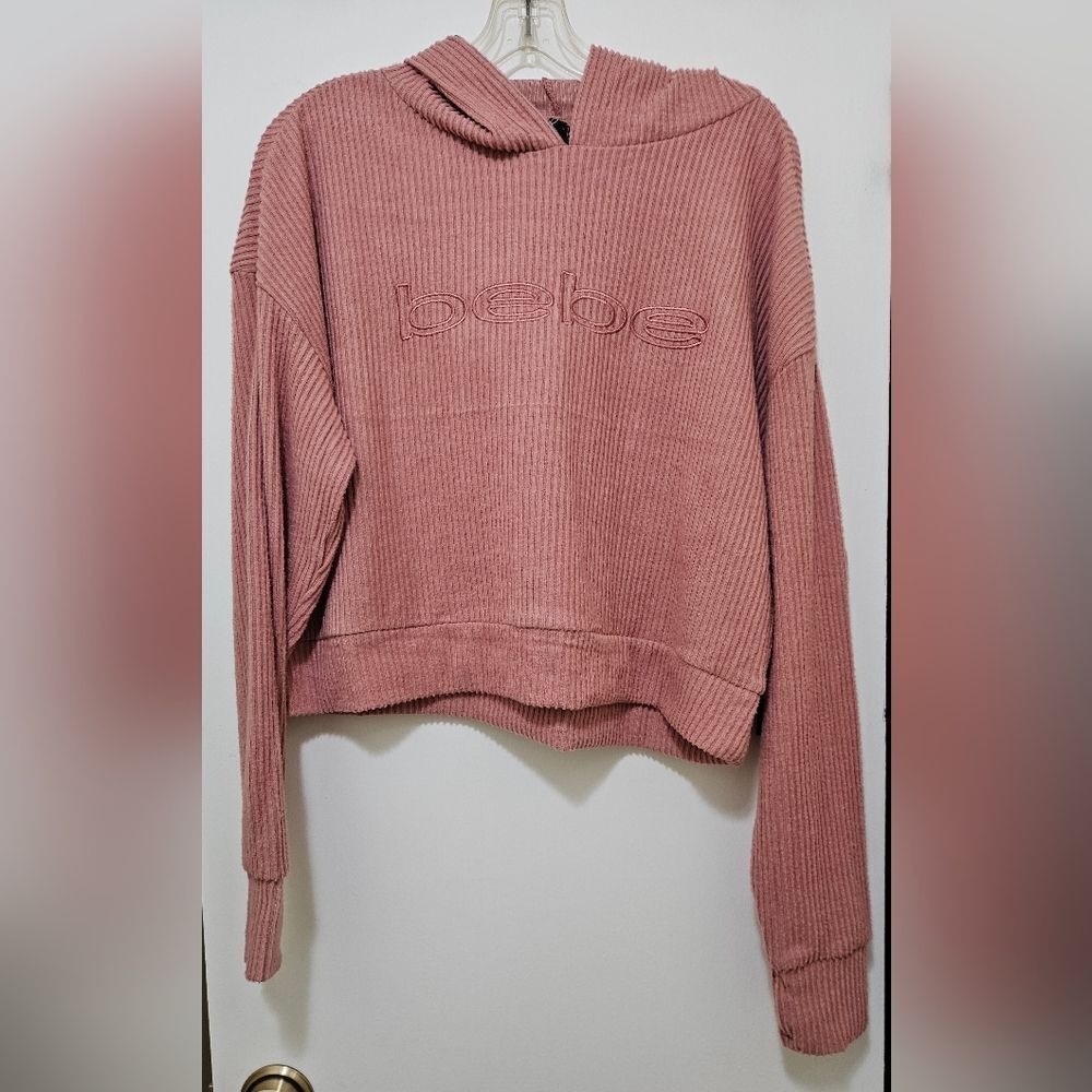 Bebe Women's Hooded Sweater Size Large